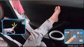 Child Door Lock | Good Reason To Turn It On | Tesla Model Y | Tutorial