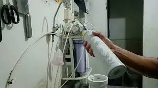 Membrane filter change..household reverse osmosis  household R.O.