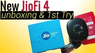 Latest JioFi 4 Unboxing and First try | My First Jio Video