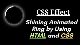 #1 White Glowing Ring Effect | Perfect Loop Animation (4K)