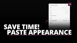 Save Time With This Trick In Adobe XD | Paste Appearance