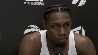 RJ Barrett Postgame Interview - Spurs vs Raptors | 2025-26 NBA Season