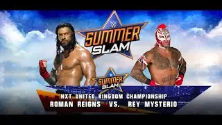 WWE 2K25 - Roman Reigns vs Rey Mysterio at SummerSlam Match [4K 60FPS PC]