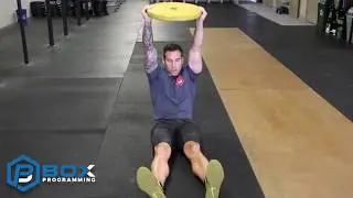 Straight Leg Sit Up with a Plate