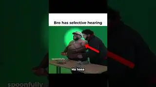 Bro is listening for the key words 😭