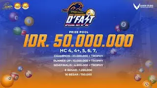 BABAK UTAMA -  D'FAST OPEN TOURNAMENT SPECIAL HUT RI KE-80