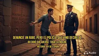 REPORTÉ UN ROBO, PERO EL POLICÍA QUE LLEGÓ DECIDIÓ QUEDARSE TODA LA NOCHE | HISTORIA GAY ESPAÑA