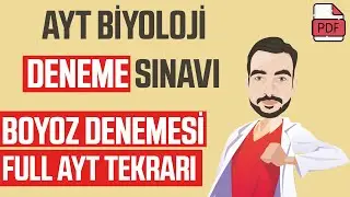 AYT Biyoloji Genel Tekrar Denemeleri l Boyoz Denemesi l PDF