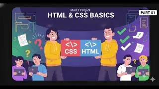 Basics of HTML/CSS Part -01 | Essential Basics to Learn Before Building Mad 1 Project #mad1