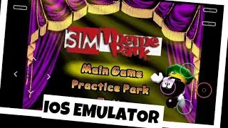 Sim Theme Park PS1- IOS Emulator