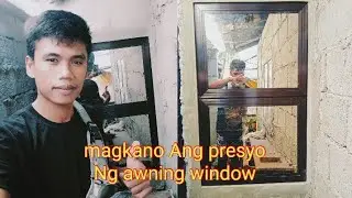 magkano Ang presyo Ng aluminum awning window
