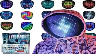 Depointer Life Led Mask with Gesture Sensing Unisex LED Lighted Face Transforming Mask Review