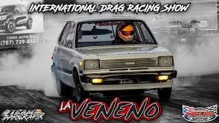 La Veneno🤍!!Del Team Darigrafix en el International Drag Racing Show en la Arecibo Motorsports🔥!!!