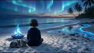 Aurora Shore 🌌 Chill Lo-Fi to Relax, Unwind & Drift Away | Calm Horizon Audio