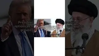 Trump Weighs Military Options as Iran Protests Intensify, Over 500 Killed #IranProtests #Justice