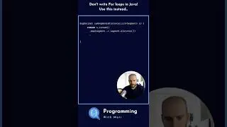 Don’t write for loops in Java anymore! Do this instead!
