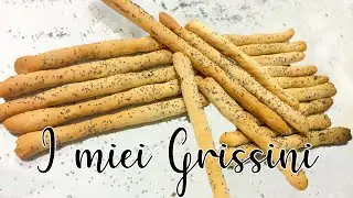 I miei GRISSINI con l'ESUBERO del LIEVITO MADRE (CROCCANTISSIMI!)