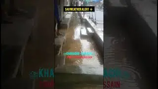 ⚠️MOST OF LOW LYING AREAS OF THE CITY ARE FLOODED AND FACING WORST CONDITION AFTER HEAVY RAINS. ⛈️⛈️