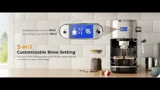 Kismile 20-Bar Espresso Machine Review &ndash; Semi-Automatic Coffee Maker with Frother