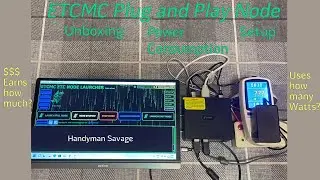 ETCMC Plug and Play Miner Unboxing, Setup and Power Consumption