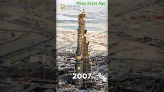 Burj Khalifa's Evolution #dubai #realestate #dubailfe  #dubaifacts #business  #shortsfeed  #shorts