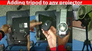 Add tripod mount to any projector