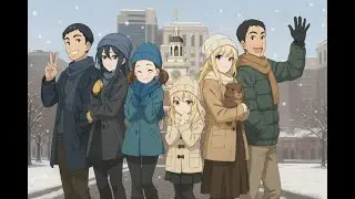 This Groundhog Day / Leo/need English &times; 4 Square Dancers [Original Song]