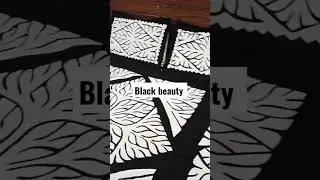 Black beauty most demanded #design #bedsheet #applique #viral #shortfeed #ytshorts #trendingshorts