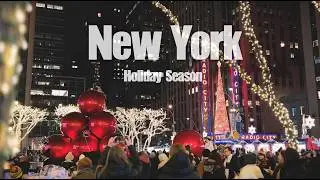 뉴욕 l Holiday season l 연말연초 l 브이로그 l 크리스마스 트리 l 버드랜드 재즈클럽 l 4K