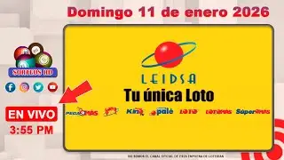 LEIDSA  en Vivo 📺 | Domingo 11 de enero 2026 / 3:55 P.M