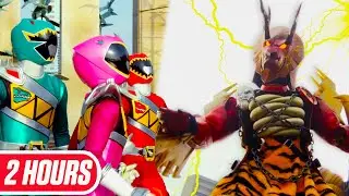 Tiny Dino Power Rangers vs GIANT Fury | Power Rangers Dino Charge | Full Episodes 8&ndash;12 | Official