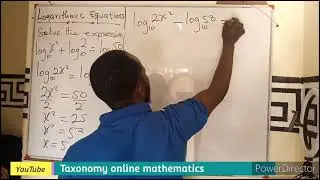 Logarithmic Equations