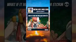 onw piece film storm 🔥 #onepuece #luffy #dragon
