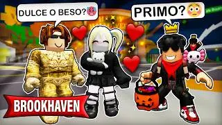 Mi PRIMITO TURBIO pide DULCES en HALLOWEEN en BROOKHAVEN 🎃🍬