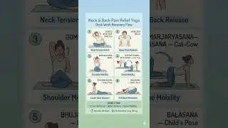 Neck & Back Pain Relief in 60 Seconds | Desk Job Yoga Fix