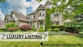 ✨Luxury Listing✨  📍6404 Island Lake Drive, East Lansing, MI 48823