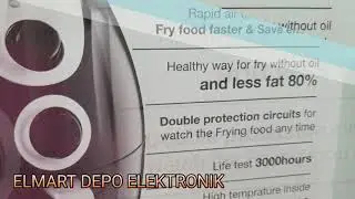 Professional.Air fryer OXONE OX-199N Original - alat penggoreng tanpa minyak