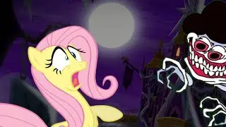 Fluttershy gets scared by the Pelones