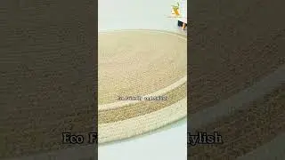 Dreamrooma - Unique Natural Jute Rug Design Home Decoration