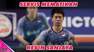 lagi dan lagi.....Flick Serve Kevin Sanjaya yg makin NGERI...dan bikin Emosi