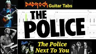 Next To You - The Police - Guitar + Bass TABS Lesson
