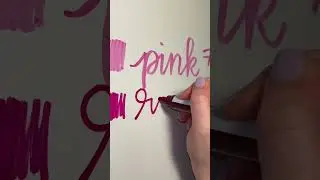 ASMR rating pink whiteboard markers! 🎀✨ #asmr #relaxing #satisfying