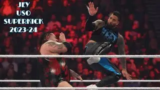 Jey Uso Superkick Compilation 2023-24