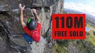 Free soloing a 4 pitch Creag Dubh classic