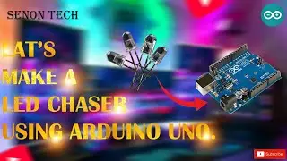 Let's make a LED Chaser Using Arduino uno.#computer #ledlights #viral #pc #home 