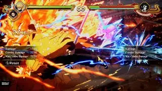 Infinity Castle Zenitsu Agatsuma Combo! (Demon Slayer The Hinokami Chronicles 2)