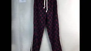 GUCCI GG JACQUARD TRACKSUIT JOGGING PANTS real vs Fake