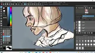 Fashion illustration sketch Medibang Paint Pro #medibangpaintpro  #medibangpaint  #100dayschallenge