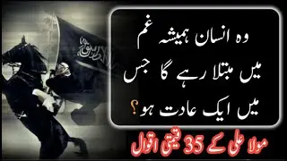 Hazrat Ali (R.A) Qol in Urdu || Top 35 Hazrat Ali Quotes in Urdu  || حضرت علی کے35 قیمتی اقوال