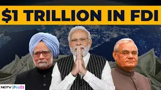 India Surpasses $1 Trillion in FDI, Marking Milestone for Growth and Innovation